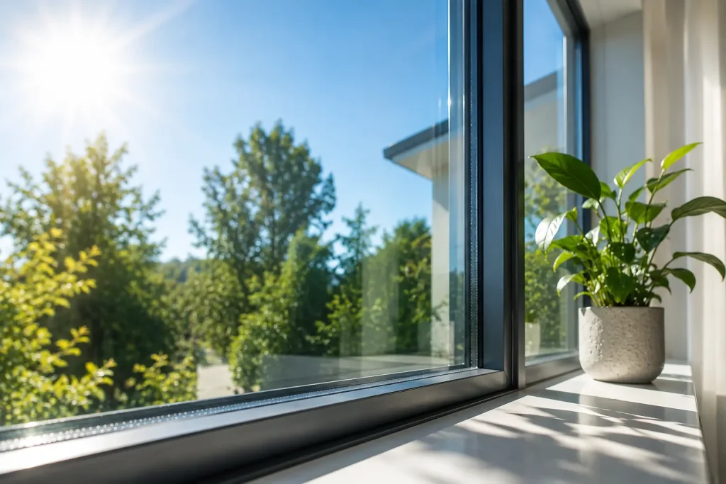 Hitzeschutzglas schützt Wohnräume vor Sommerhitze